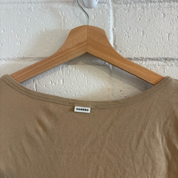 Sandro tan tank top - Picture 7 of 7